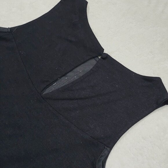 MXG Black Silver Sequined Sleeveless Keyhole Top | XS | Sparkle Glam EUC - Picture 7 of 12